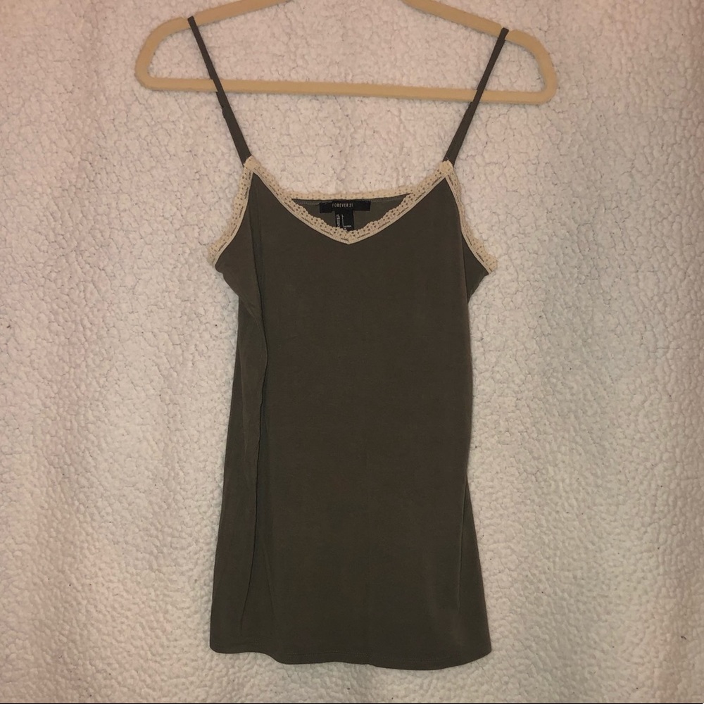 OLIVE GREEN CAMI
